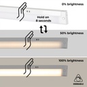 Under cabinet LED bar 8W - CCT - With IR sensor - 60cm