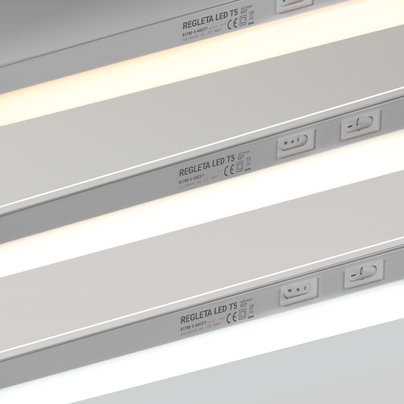 Under cabinet LED batten - T5 - 8W - CCT - 60 cm - Opal