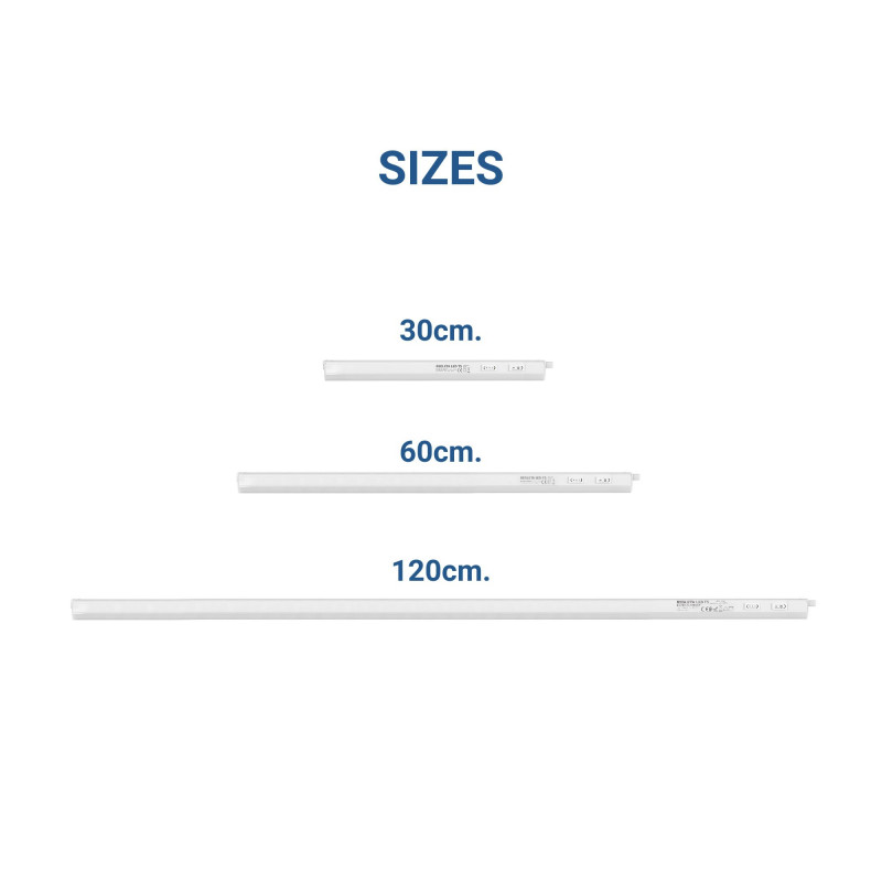 Under cabinet LED batten - T5 - 8W - CCT - 60 cm - Opal