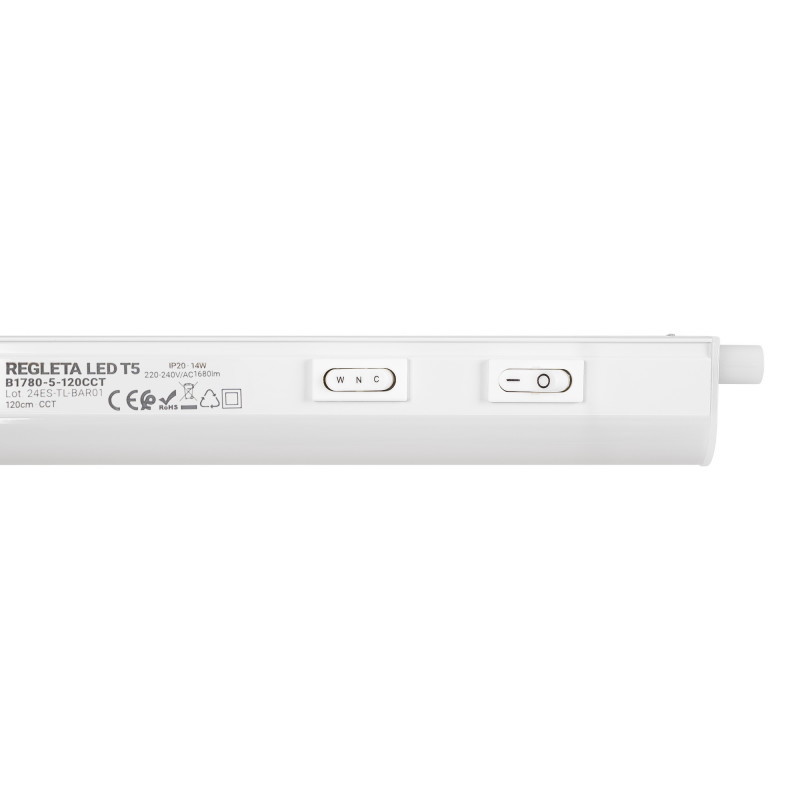 Under cabinet LED batten - T5 - 14W - CCT - 120 cm - Opal