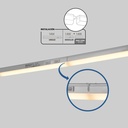Under cabinet LED batten - T5 - 14W - CCT - 120 cm - Opal
