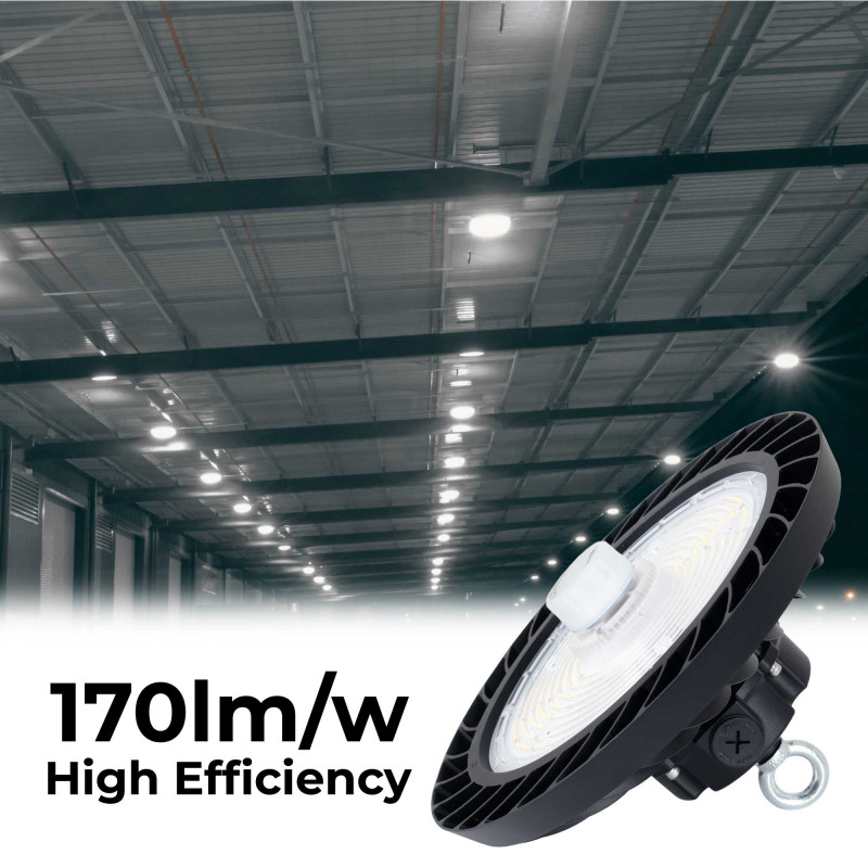 Industrial LED UFO High Bay - 200W - CCT - With motion sensor - 170lm/W - LIFUD Driver - IP65 - 5 years warranty