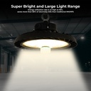 Industrial LED UFO High Bay - 200W - CCT - With motion sensor - 170lm/W - LIFUD Driver - IP65 - 5 years warranty
