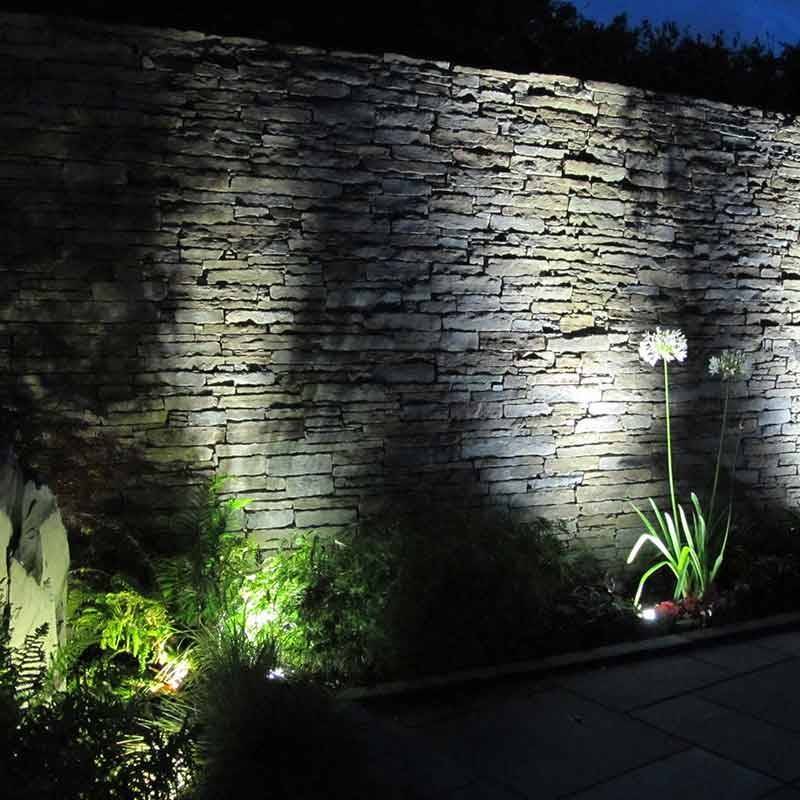 LED Ground Recessed Spotlight 18W 12V-DC IP67 Warm White 3000K