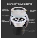 LED Ground Recessed Spotlight 18W 12V-DC IP67 Warm White 3000K