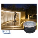LED Ground Recessed Spotlight 18W 12V-DC IP67 Warm White 3000K