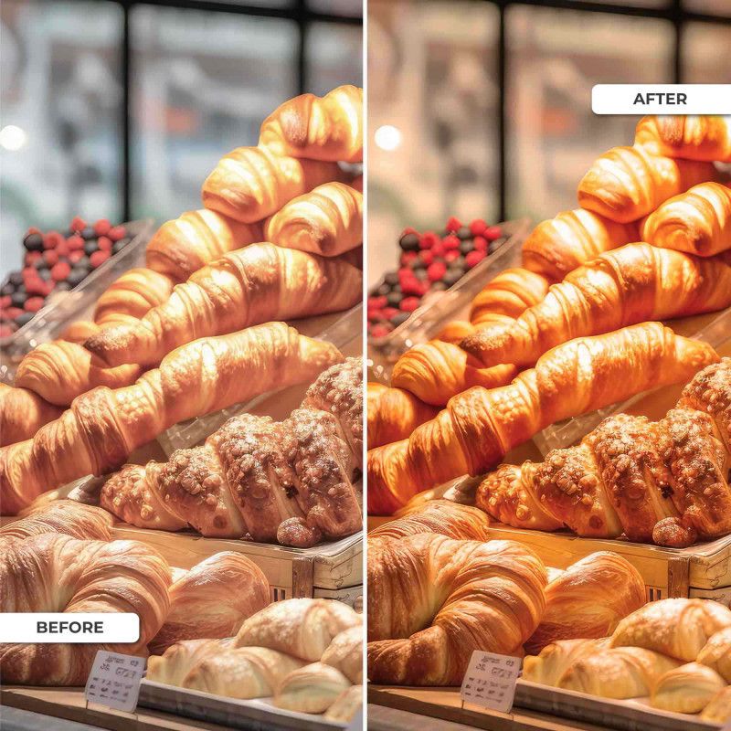 LED 1-phase track spotlight - 40W - Bakeries