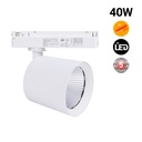 LED 1-phase track spotlight - 40W - Bakeries