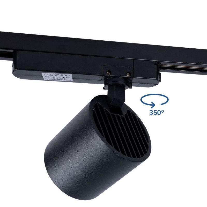 LED 1-phase track spotlight - 40W - Fish and Seafood