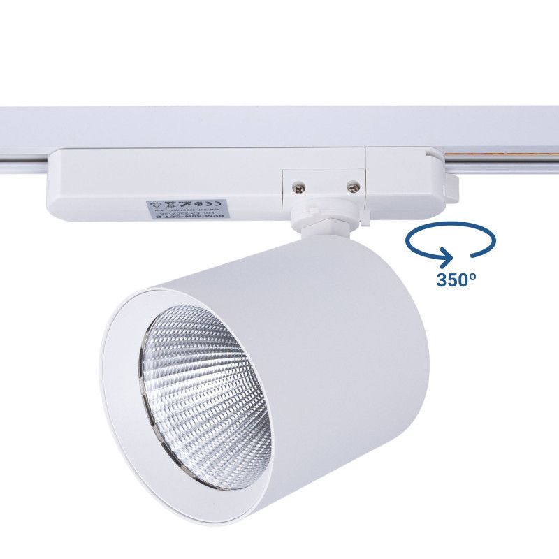 LED 1-phase track spotlight - 40W - Fish and Seafood