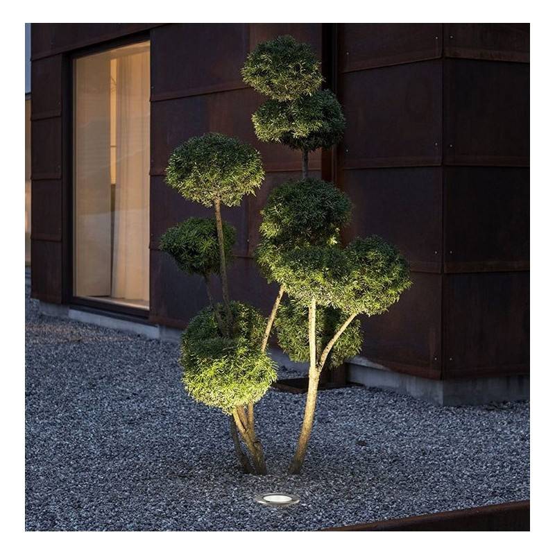 LED Ground Recessed Spotlight 10W 12V-DC IP67 Warm White 3000K