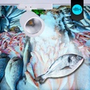 LED 1-phase track spotlight - 40W - Fish and Seafood