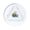 LED ceiling light 18W - Sound sensor + twilight sensor - IP44 - Ø26 cm