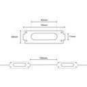 Single-color LED module for signage - 1.5W - 12V DC - IP65 - 120º