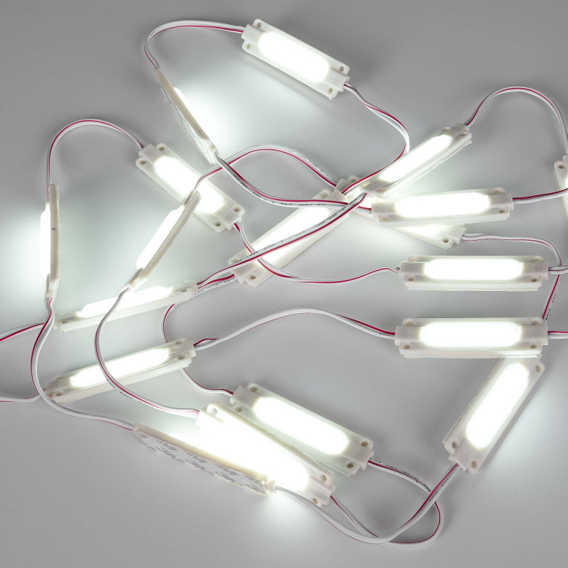 Single-color LED module for signage - 1.5W - 12V DC - IP65 - 120º