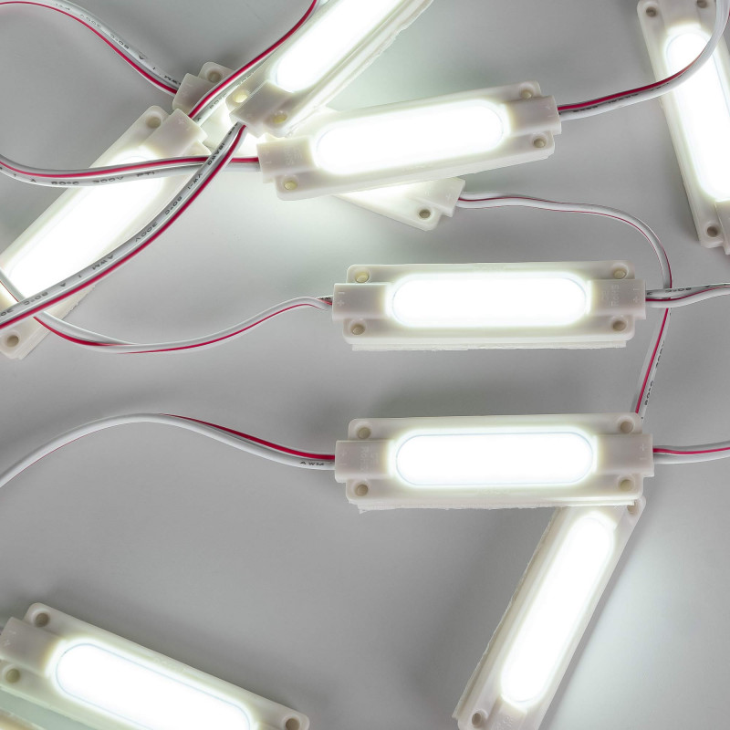 Single-color LED module for signage - 1.5W - 12V DC - IP65 - 120º