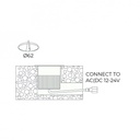 RGB 12W 12V-DC IP67 recessed LED downlight RGB 12W 12V-DC IP67
