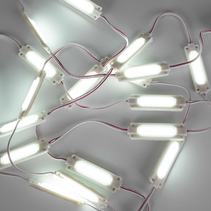 Single-color LED module for signage - 1.5W - 12V DC - IP65 - 120º