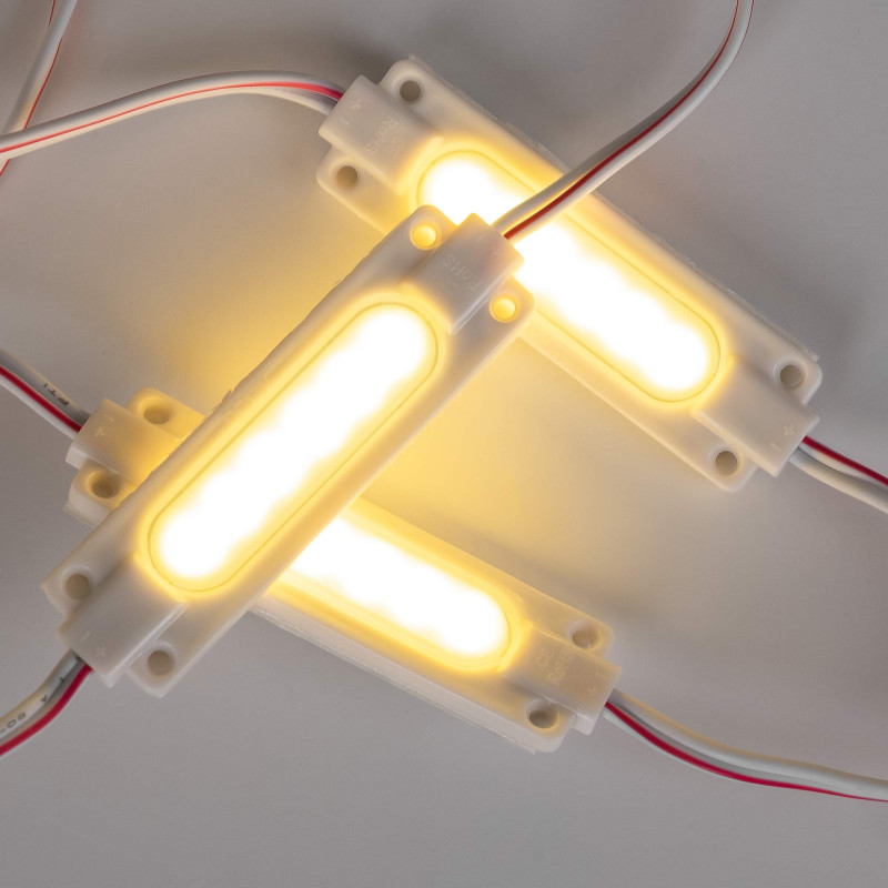 Single-color LED module for signage - 1.5W - 12V DC - IP65 - 120º