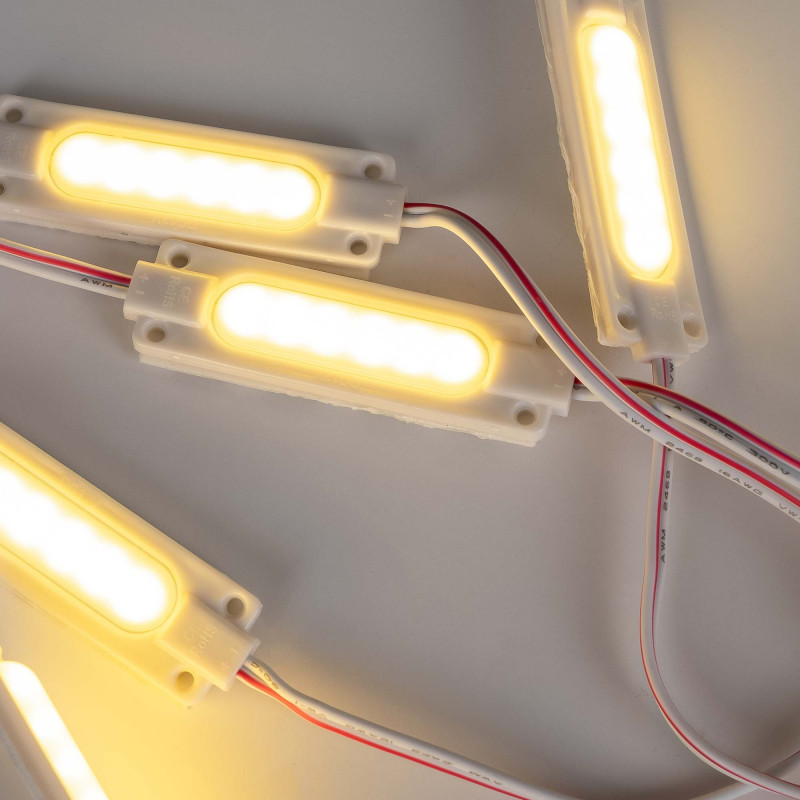 Single-color LED module for signage - 1.5W - 12V DC - IP65 - 120º