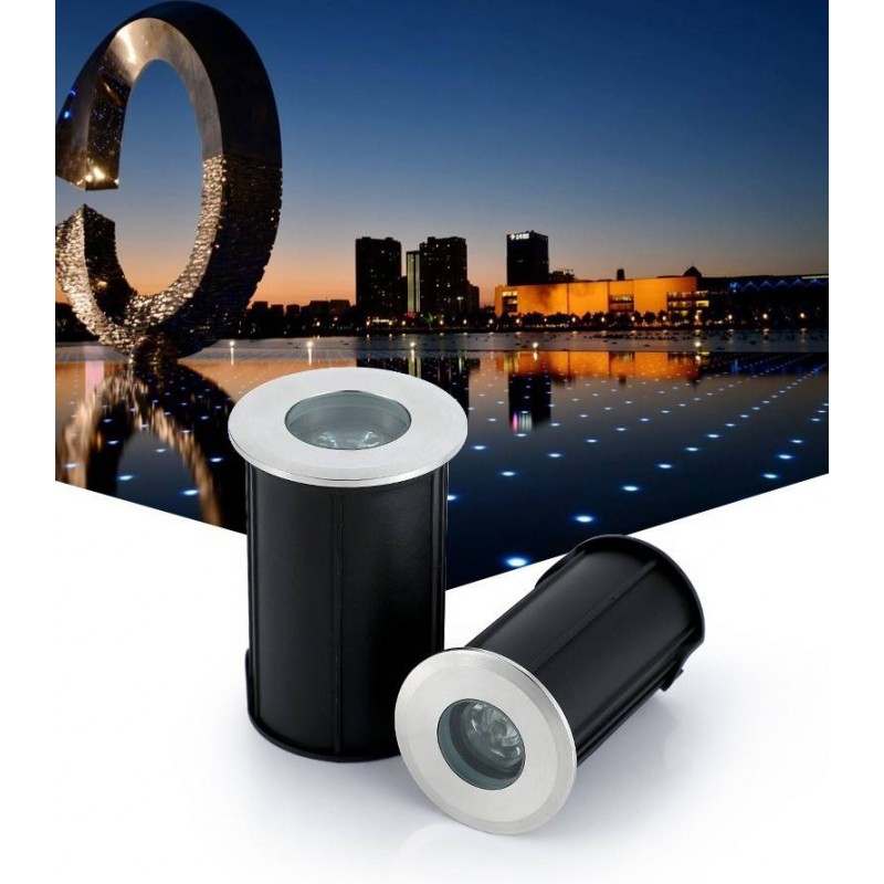 LED recessed floor spotlight 1.5W 12V IP67 Warm White