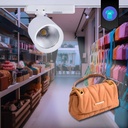 LED 1-phase track spotlight - 40W - Fashion & retail