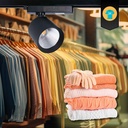 LED 1-phase track spotlight - 40W - Fashion & retail