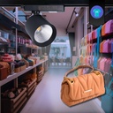 LED 1-phase track spotlight - 40W - Fashion & retail
