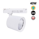 LED 1-phase track spotlight - 40W - Fashion & retail