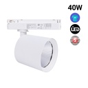 LED 1-phase track spotlight - 40W - Fashion & retail