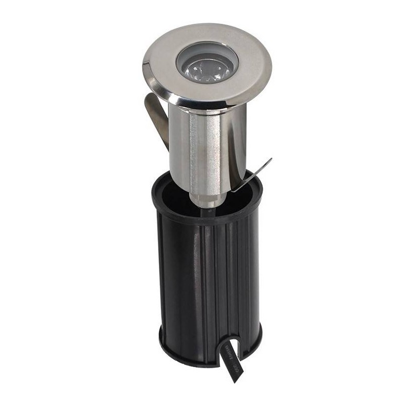 LED recessed floor spotlight 1.5W 12V IP67 Warm White