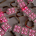 Square RGB LED module for signage - 0.96W - 12V DC - IP65 - 120º