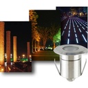 3W 12V-DC IP67 LED RGB recessed floor spotlight 3W