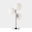 Triple crystal ball table lamp "ROM" - 3 x E27 - Ø 15cm