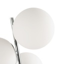 Triple crystal ball table lamp "ROM" - 3 x E27 - Ø 15cm