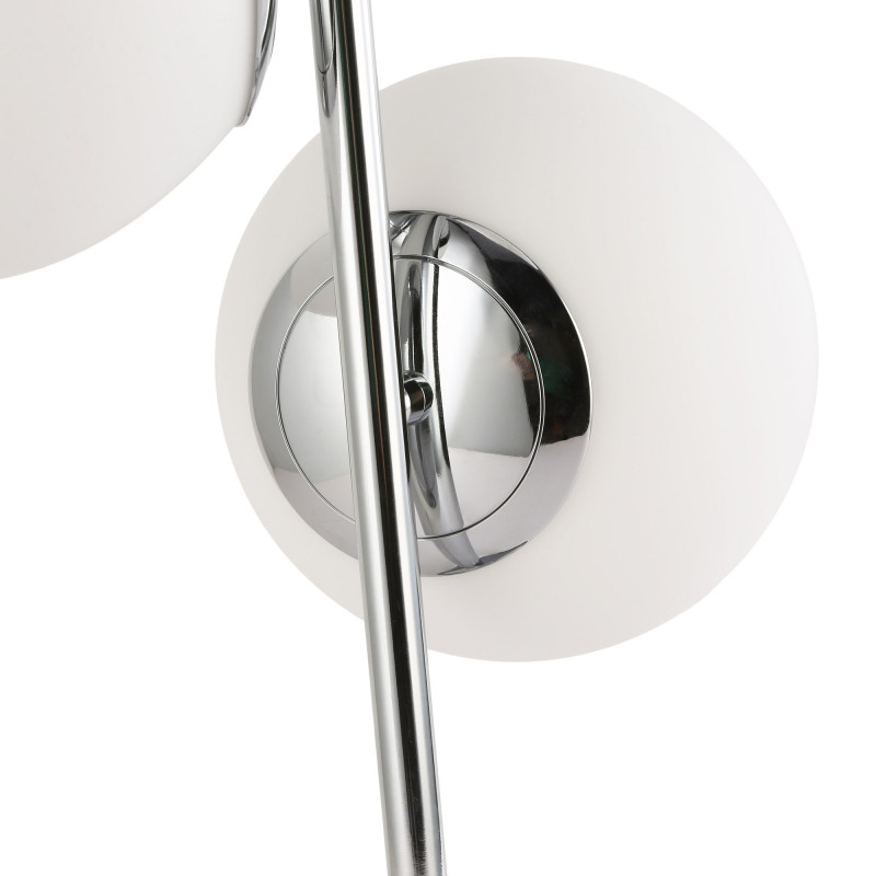 Triple crystal ball table lamp "ROM" - 3 x E27 - Ø 15cm