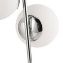 Triple crystal ball table lamp "ROM" - 3 x E27 - Ø 15cm