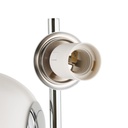 Triple crystal ball table lamp "ROM" - 3 x E27 - Ø 15cm