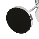Triple crystal ball table lamp "ROM" - 3 x E27 - Ø 15cm