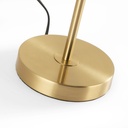 Triple crystal ball table lamp "ROM" - 3 x E27 - Ø 15cm