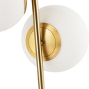 Triple crystal ball table lamp "ROM" - 3 x E27 - Ø 15cm
