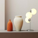 Triple crystal ball table lamp "ROM" - 3 x E27 - Ø 15cm