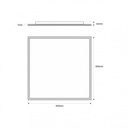 Surface LED Panel CCT - 36W - 60x60 cm - 135lm/W - IP20