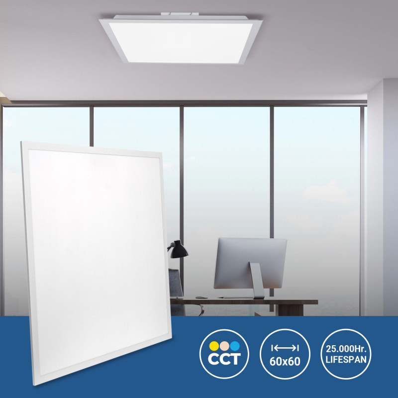 Surface LED Panel CCT - 36W - 60x60 cm - 135lm/W - IP20