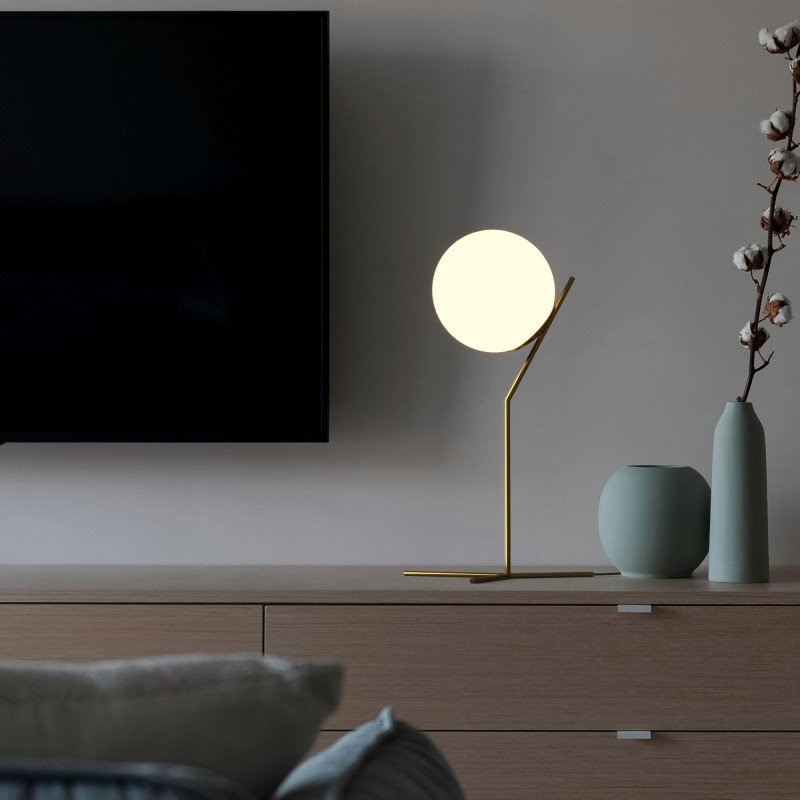 Crystal ball table lamp "NOLA" - E27 - Ø 25cm