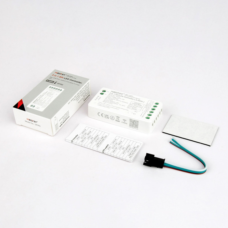 SPI / IC LED Strip Controller - Monochrome - RGB - RGBW - 5/24V DC - 2.4GHz - Mi Boxer