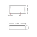 SPI / IC LED Strip Controller - Monochrome - RGB - RGBW - 5/24V DC - 2.4GHz - Mi Boxer