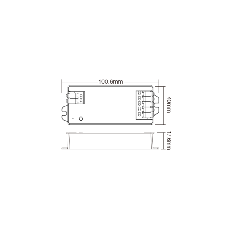 LED Strip Controller 2 in 1- Monochrome - CCT - 12/24V DC - 2.4GHz - MiBoxer - E2-RF