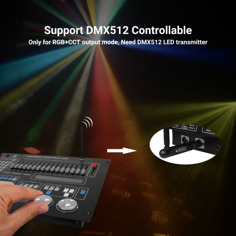 LED Strip Controller 3 in 1- RGB / RGBW / RGB+CCT - 12/24V DC - 2.4GHz+ WiFi - Mi Boxer - E3-WR