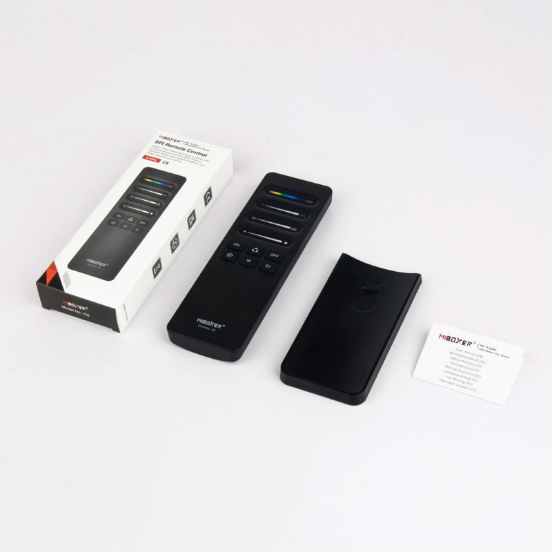 Remote control for LED strips SPI / IC - RGB - RGBW - RF 2.4Ghz - Mi Light - C6